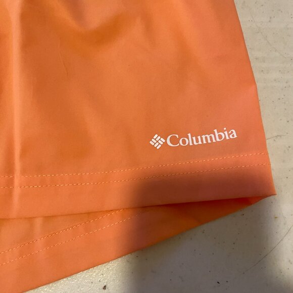 Columbia NWT, men's melon colored size L regular fit swim trunks with omni-shade - Picture 5 of 10